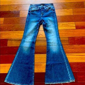 Flying monkey flare jeans